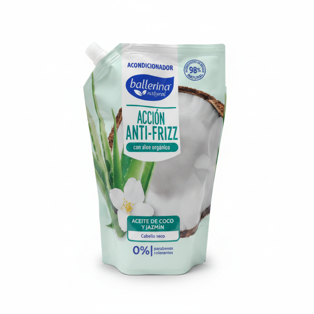 Ballerina Acondicionador Aceite de Coco y Jazmín 750ml