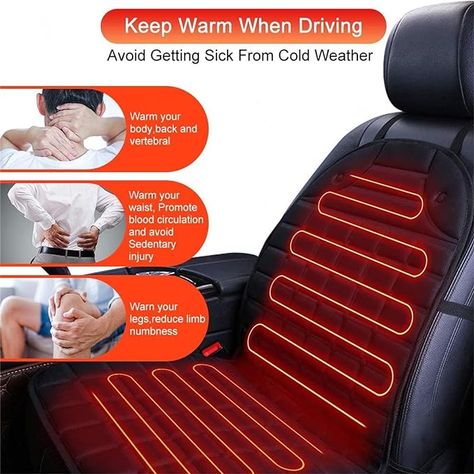 Funda Calefaccionable para Asiento de Auto
