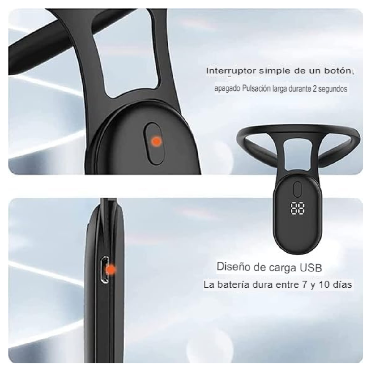 Corrector de Postura con Masaje Ultrasónico