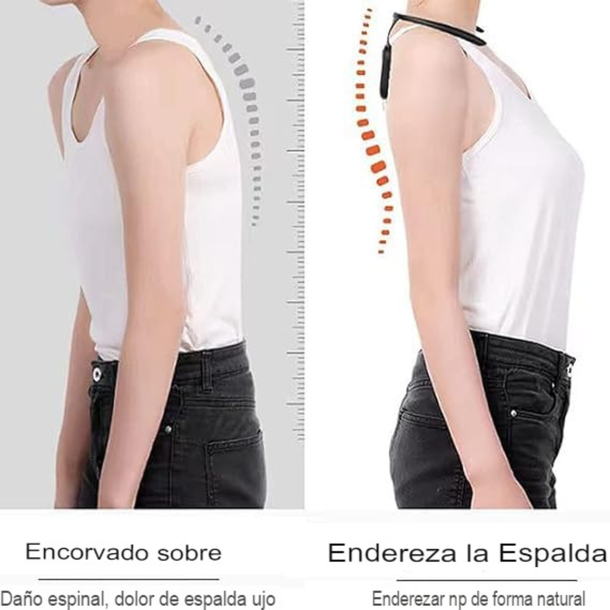 Corrector de Postura con Masaje Ultrasónico