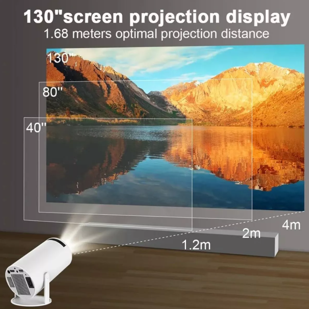 Proyector LED HY300 Android TV