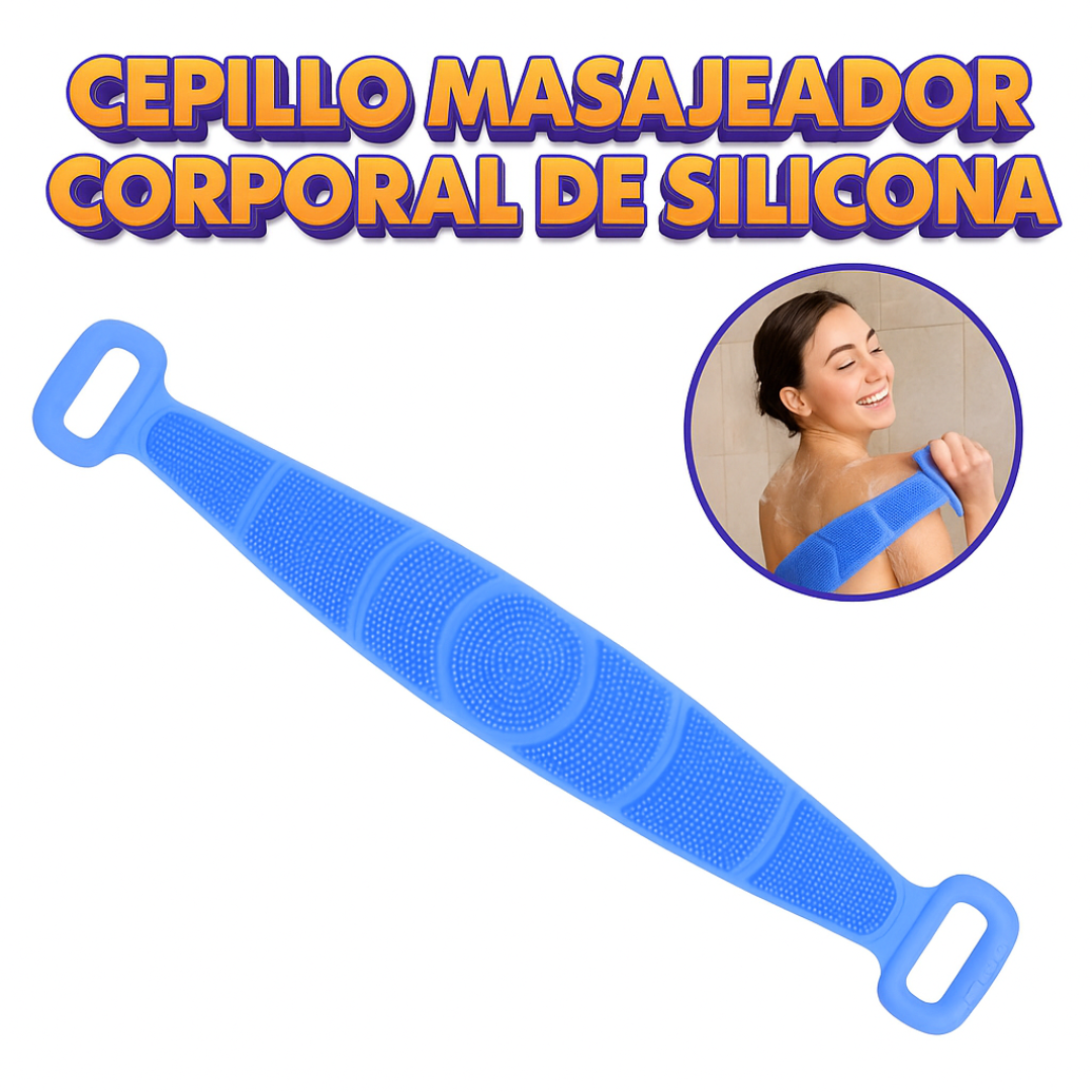 Cepillo Masajeador Corporal Silicona