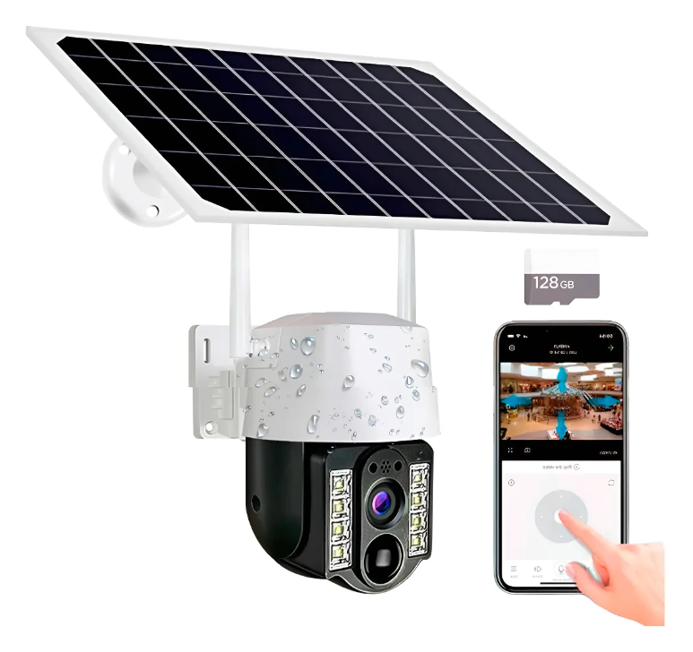 Cámara Solar PTZ WiFi 2K