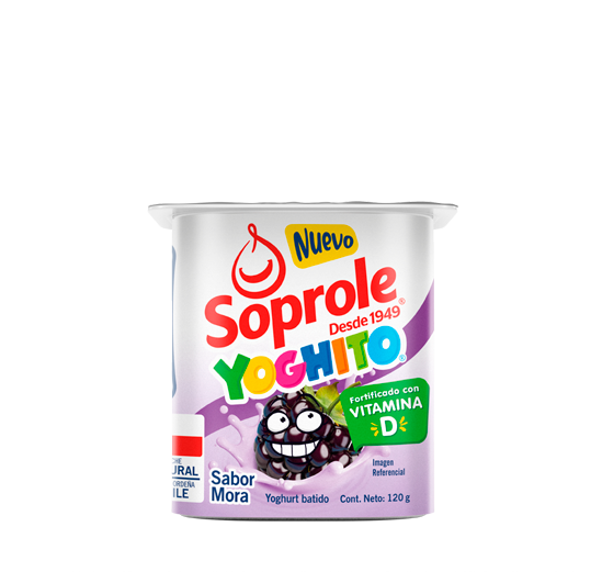 Yoghito sabor Mora SOPROLE 120 gramos