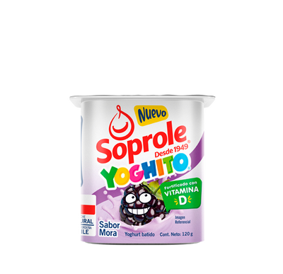 Yoghito sabor Mora SOPROLE 120 gramos
