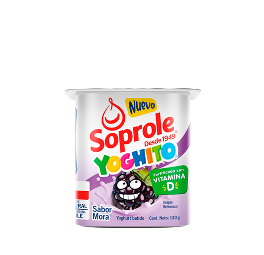 Yoghito sabor Mora SOPROLE 120 gramos