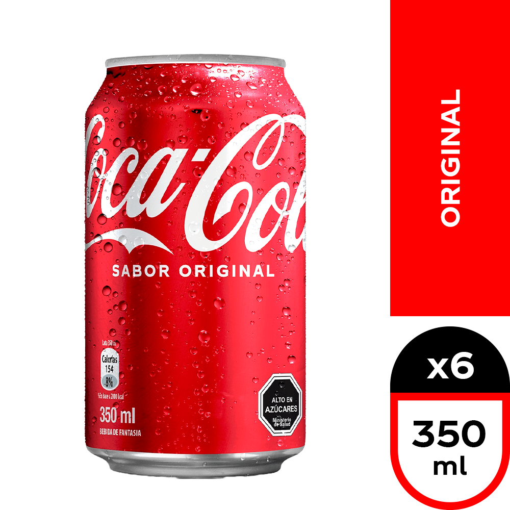 Lata Coca cola 350ml