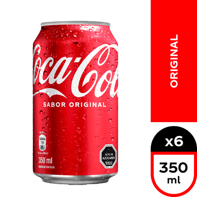 Lata Coca cola 350ml