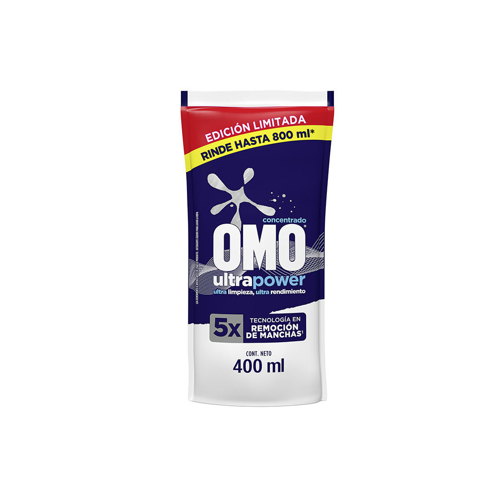 OMO ULTRA POWER Detergente Líquido 400ml