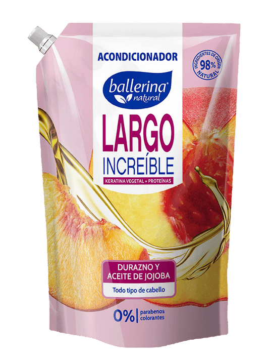 Ballerina Acondicionador Largo Increíble Durazno y Jojoba Doypack 750ml