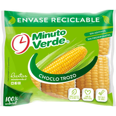 Choclo trozo congelado Minuto verde 180g