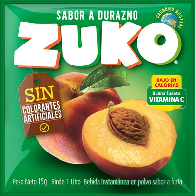 ZUKO sabor Durazno 15g