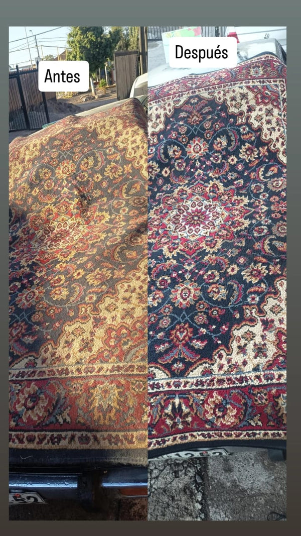 Alfombra persa — restauración completa