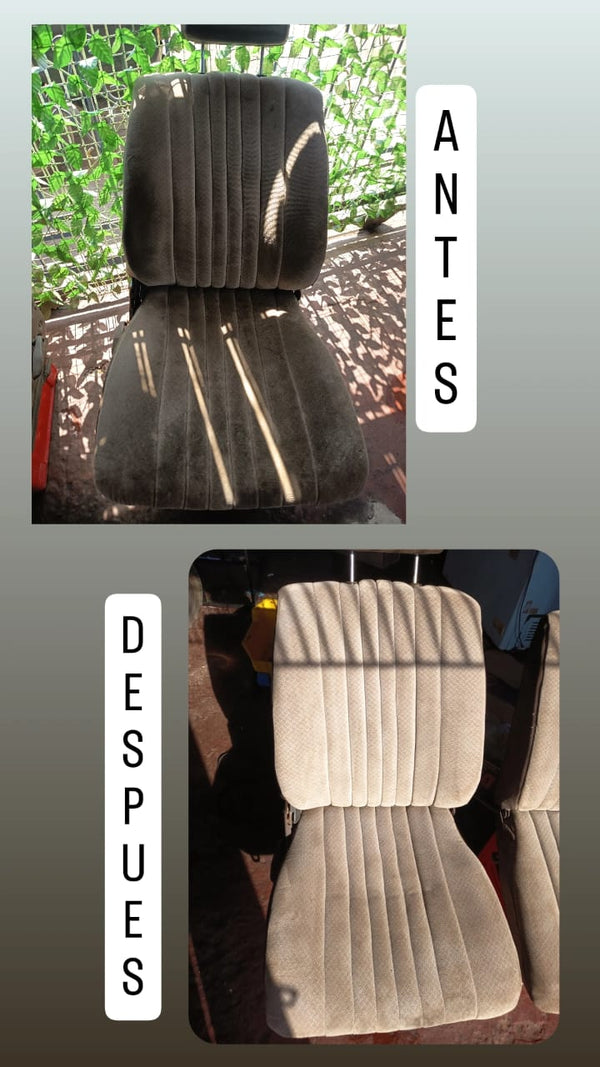 Asiento de auto — de negro a beige