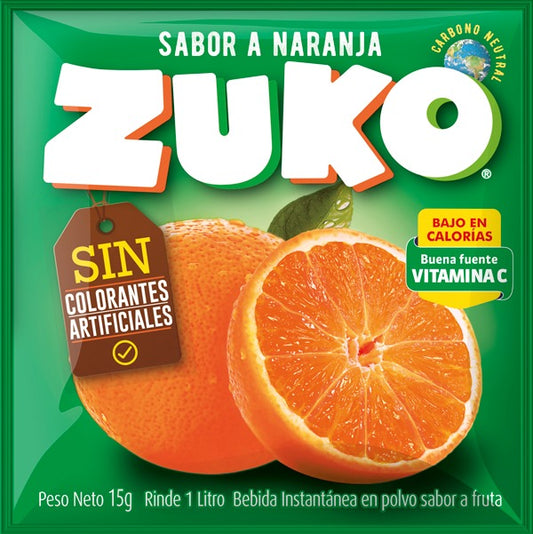 ZUKO Sabor Naranja 15g