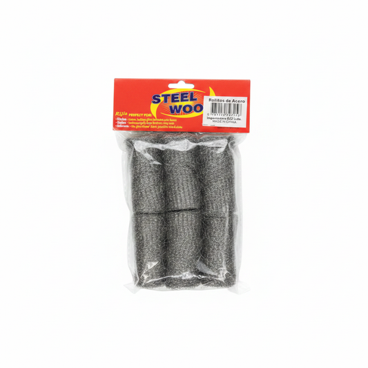 STEEL WOOL Birutillas Acero Set 6 Unidades