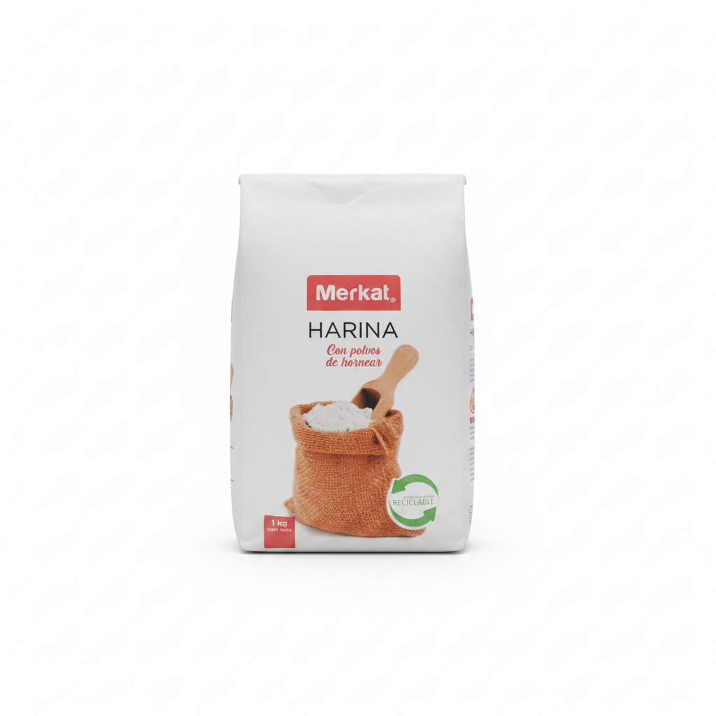 MERKAT harina con polvo
