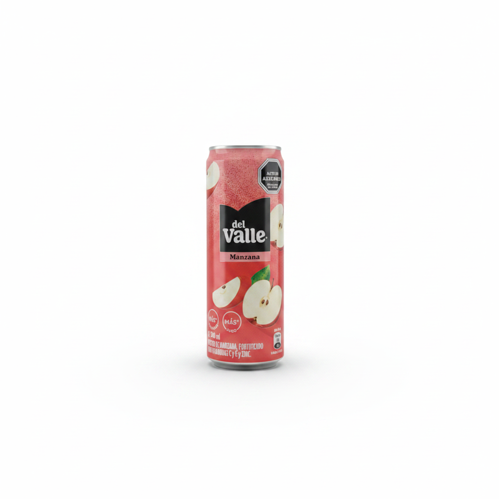 Del Valle Lata Sabor Manzana 340ml