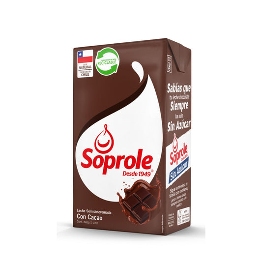 Leche chocolate SOPROLE 1 Litro