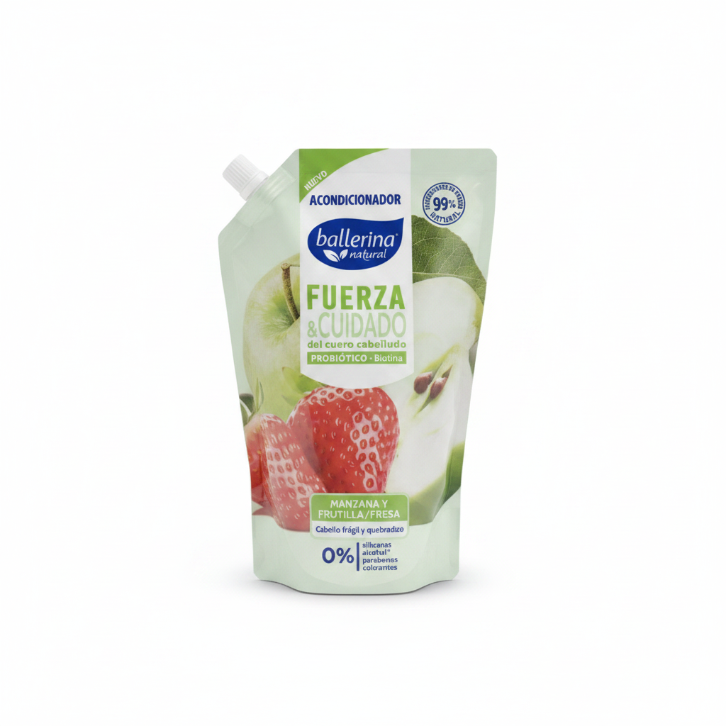 Ballerina Acondicionador Manzana y Frutilla 750ml