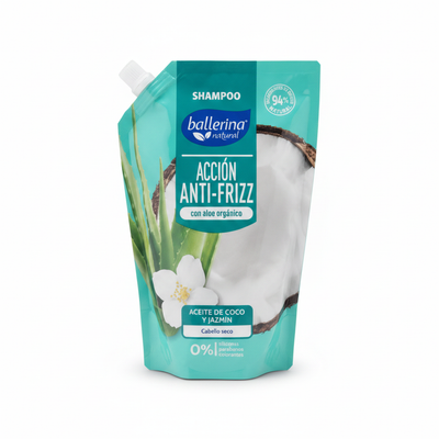 Ballerina Shampoo Aceite de Coco y Jazmín 750ml
