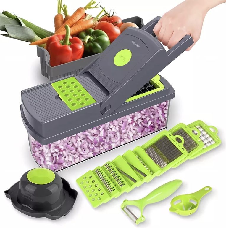 Cortador de verduras multifuncional 14 en 1