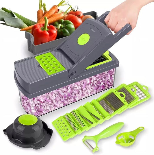 Cortador de verduras multifuncional 14 en 1