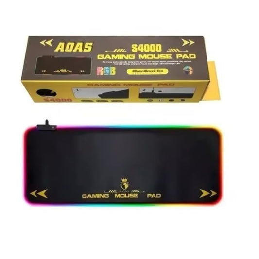 Mouse pad gamer XL RGB LED