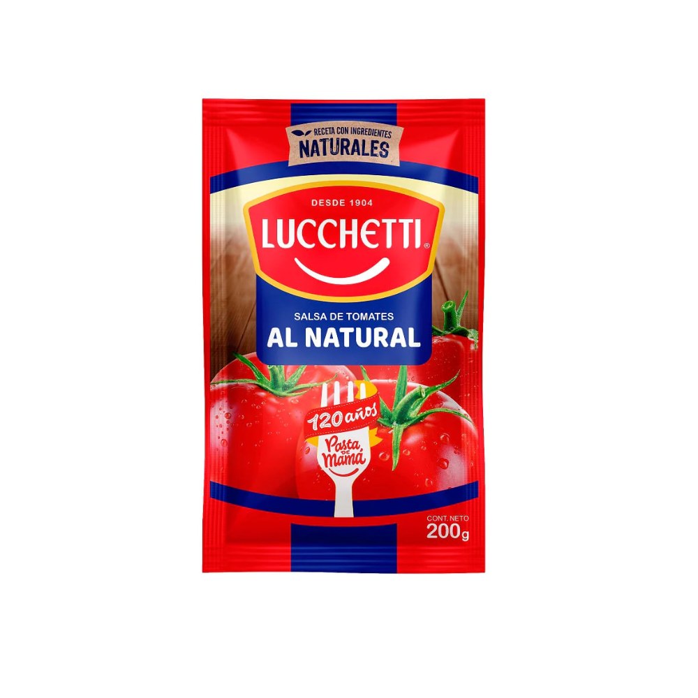 Salsa de Tomate LUCHETTI 200 Gramos