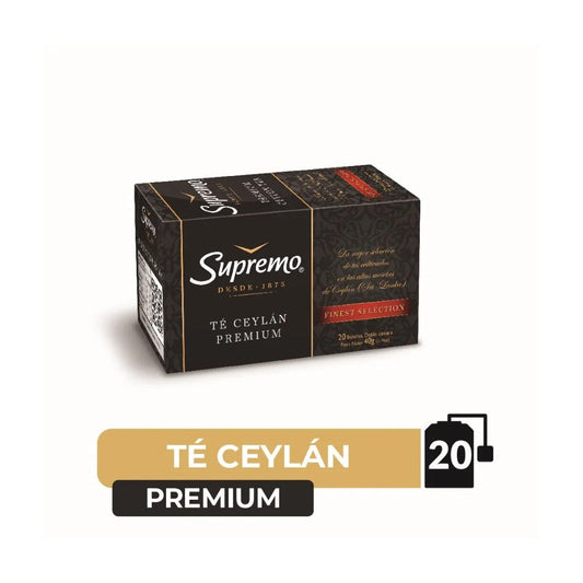 Premium Ceylon Tea SUPREMO 20 Bolsas